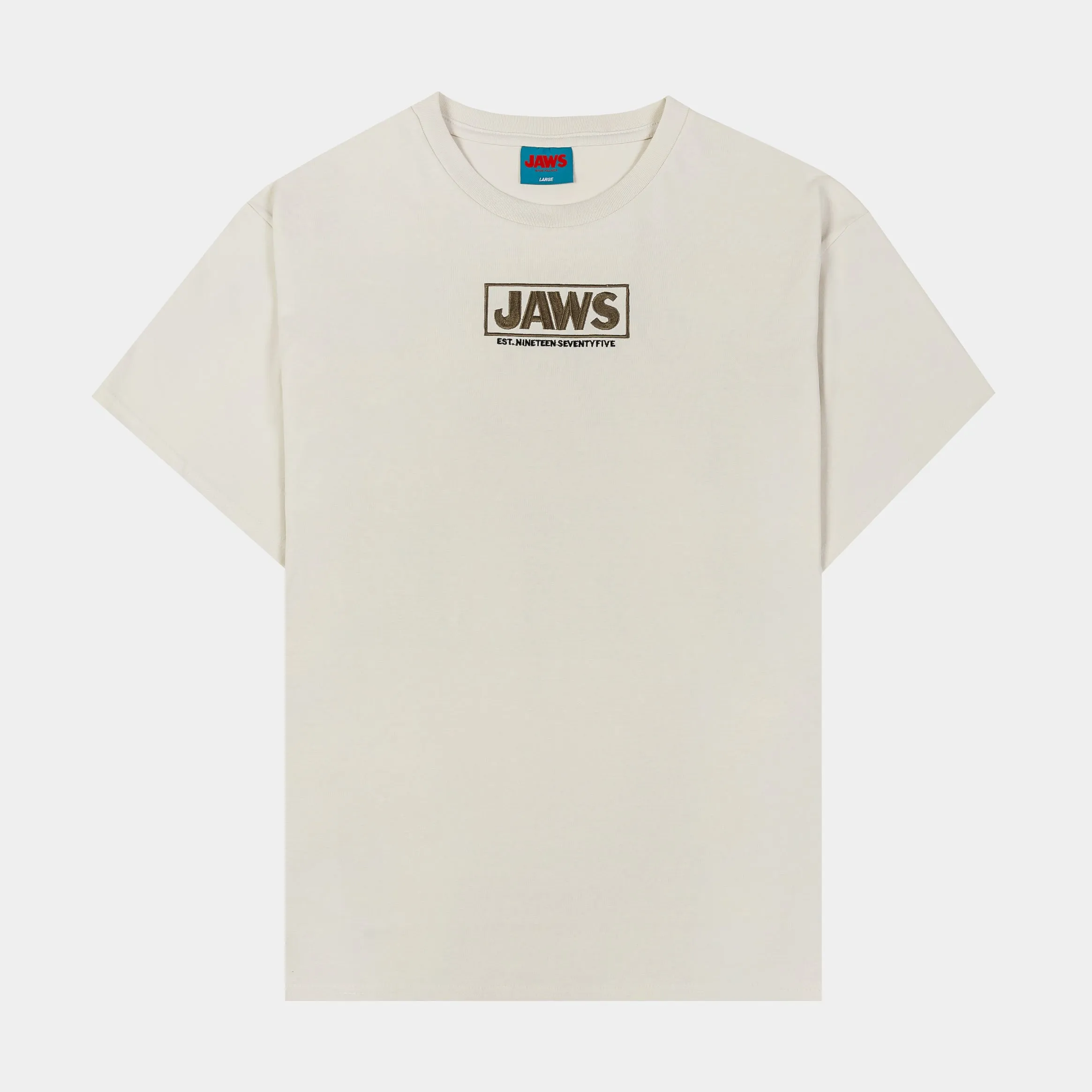 SP x Jaws Visitor Mens Short Sleeve Shirt (Beige)