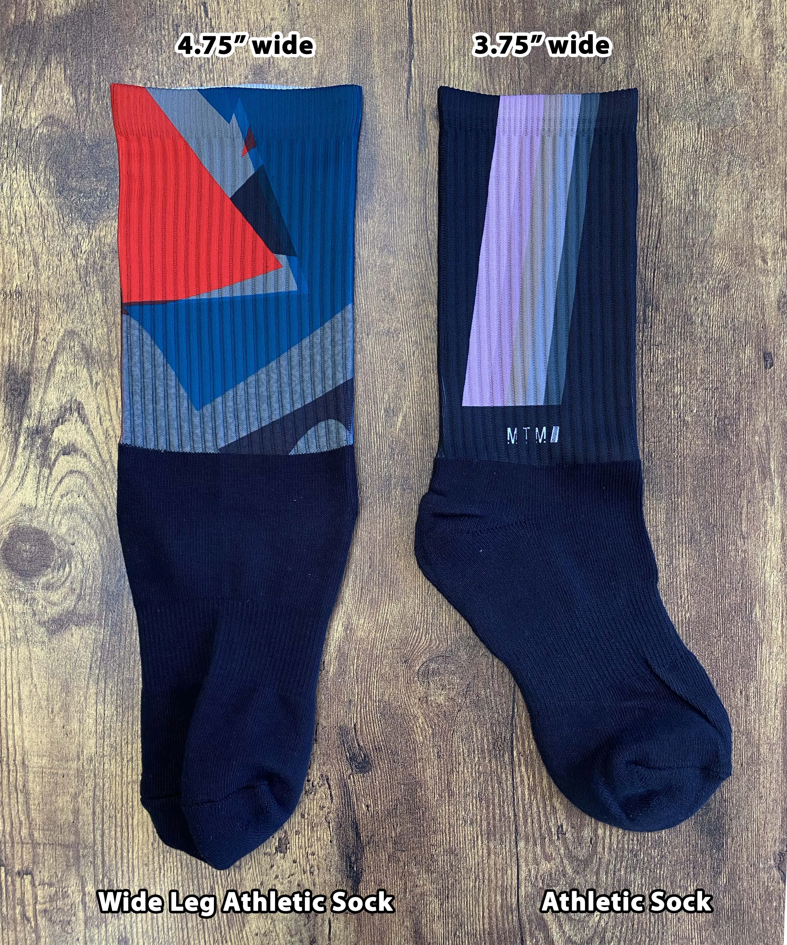 Wide Leg Crew Socks