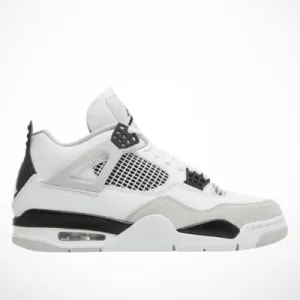 Women Air Jordan 4 Retro (Military Black)