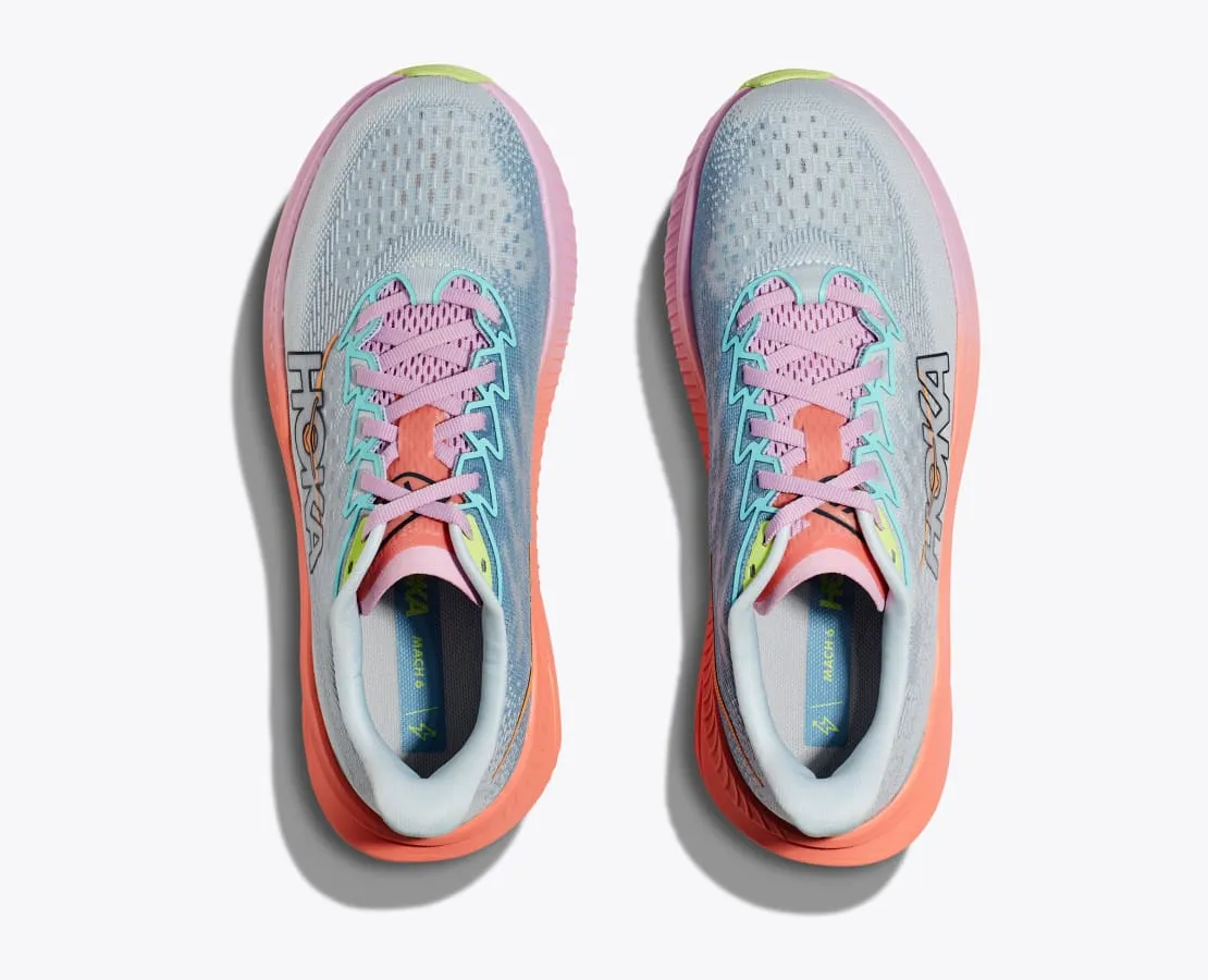 Women's HOKA Mach 6 Running Shoe in Illusion / Dusk