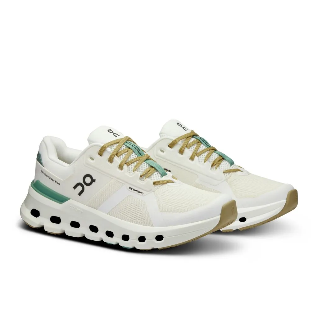 Women's On Cloudrunner 2 Running Shoe in Undyed | Green