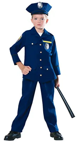 Young Heroes Child Police Officer Costume, Large